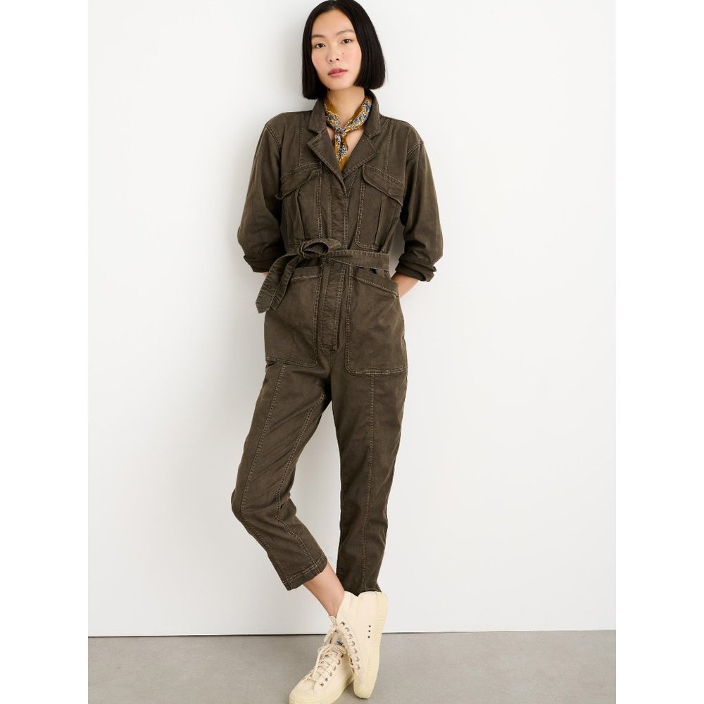 *NWOT* Alex Mill Botanical Dyed Expedition Jumpsuit in Washed Twill